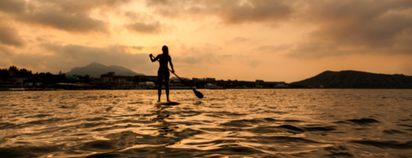 Stand Up Paddling - Nicht nur in der Ferne genieen