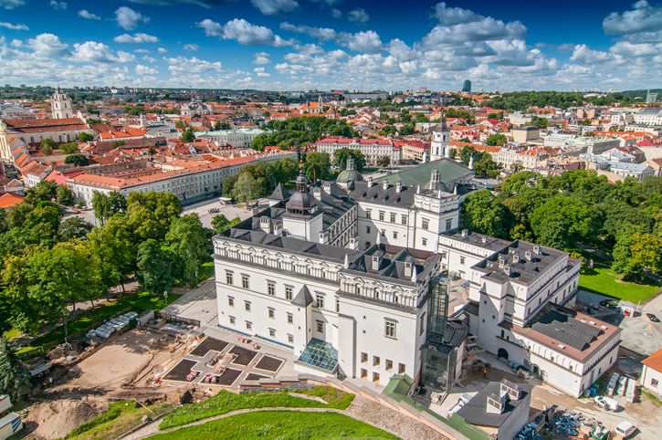 Panorama von Vilnius in Litauen